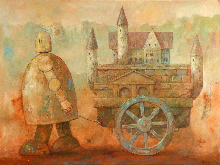 3. Radziewicz G. W nieznane, akryl 60 x 80 cm, 2024, 2000zł