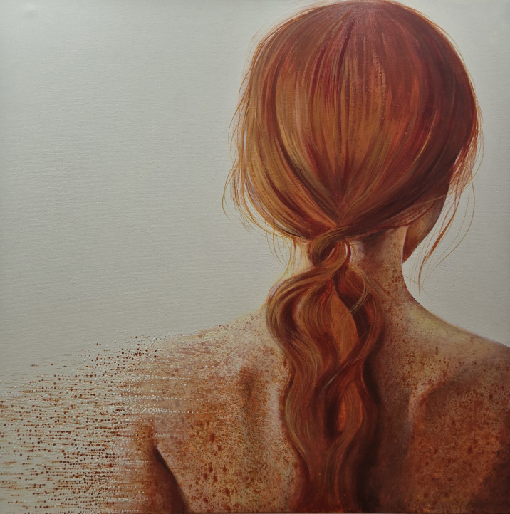 12. Daria Alicja Ostrowska, PAST, akryl na płótnie 90 x 90cm, 2400,3000zł